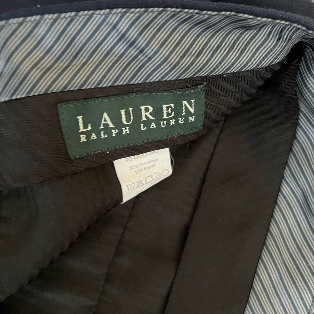 Ralph Lauren Navy Dress Pants 34x32 - Picture 3 of 4